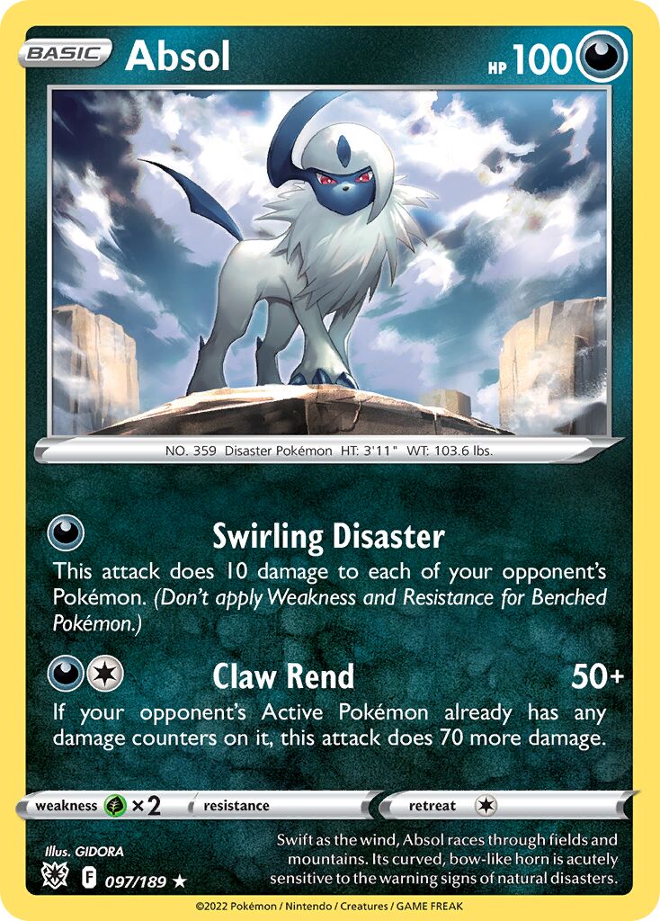 Absol 097/246 — Astral Radiance (English Pokémon TCG card)