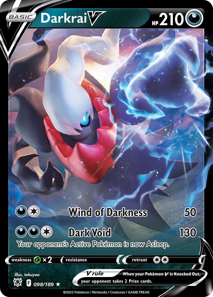 Darkrai V 098/246 — Astral Radiance (English Pokémon TCG card)