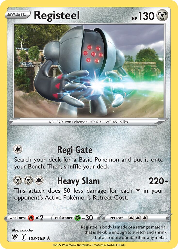 Registeel 108/246 — Astral Radiance (English Pokémon TCG card)