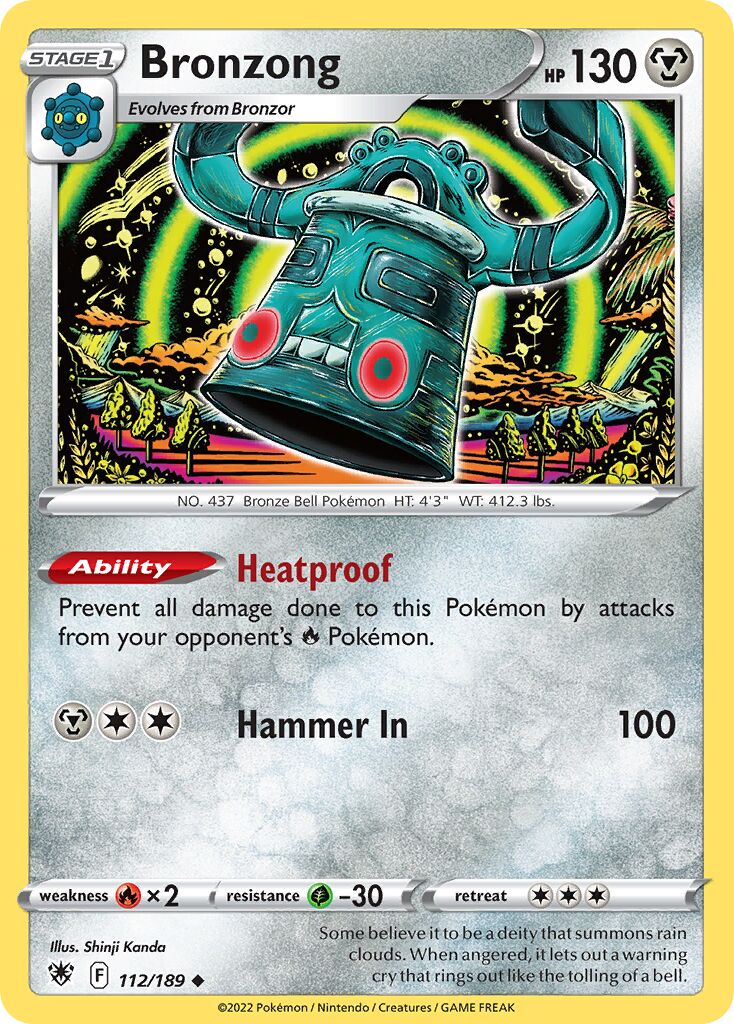 Bronzong 112/246 — Astral Radiance (English Pokémon TCG card)