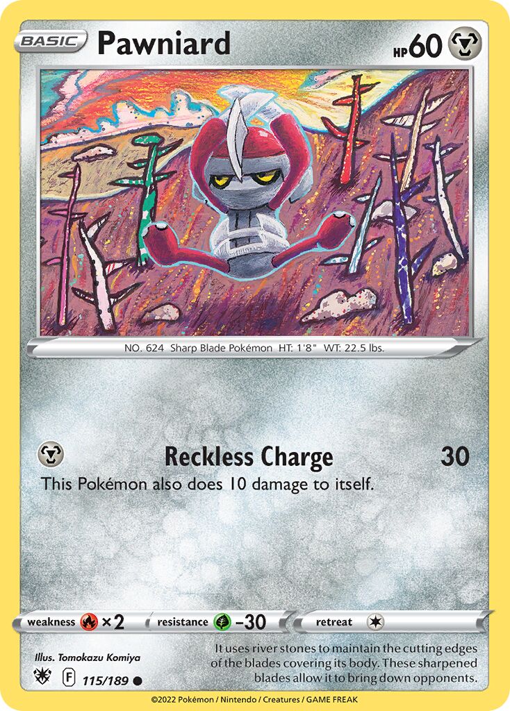 Pawniard 115/246 — Astral Radiance (English Pokémon TCG card)