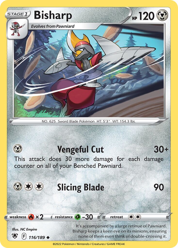 Bisharp 116/246 — Astral Radiance (English Pokémon TCG card)