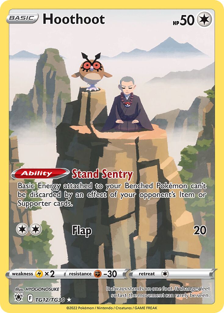 Hoothoot TG12 — Astral Radiance (English Pokémon TCG card)