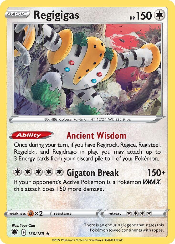 Regigigas 130/246 — Astral Radiance (English Pokémon TCG card)