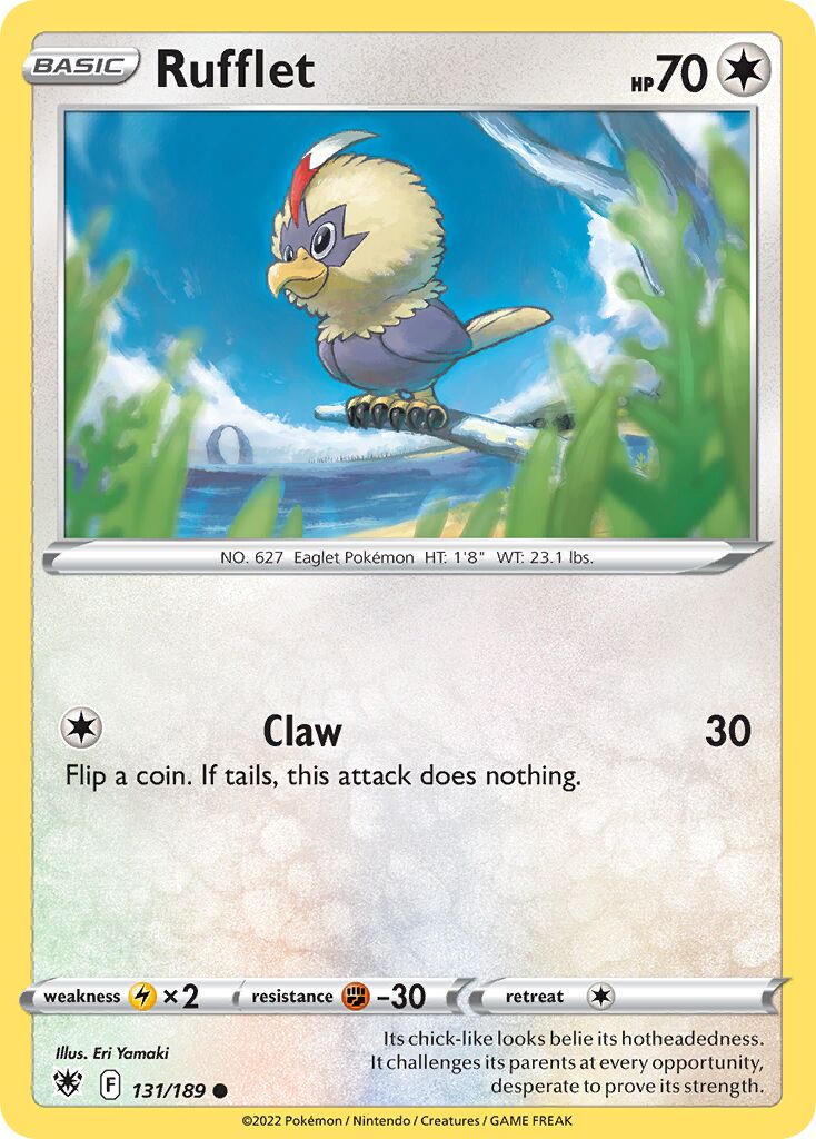 Rufflet 131/246 — Astral Radiance (English Pokémon TCG card)