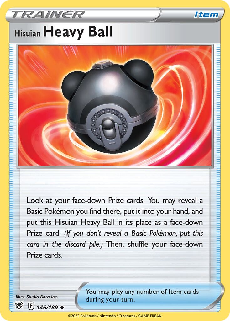 Hisuian Heavy Ball 146/246 — Astral Radiance (English Pokémon TCG card)