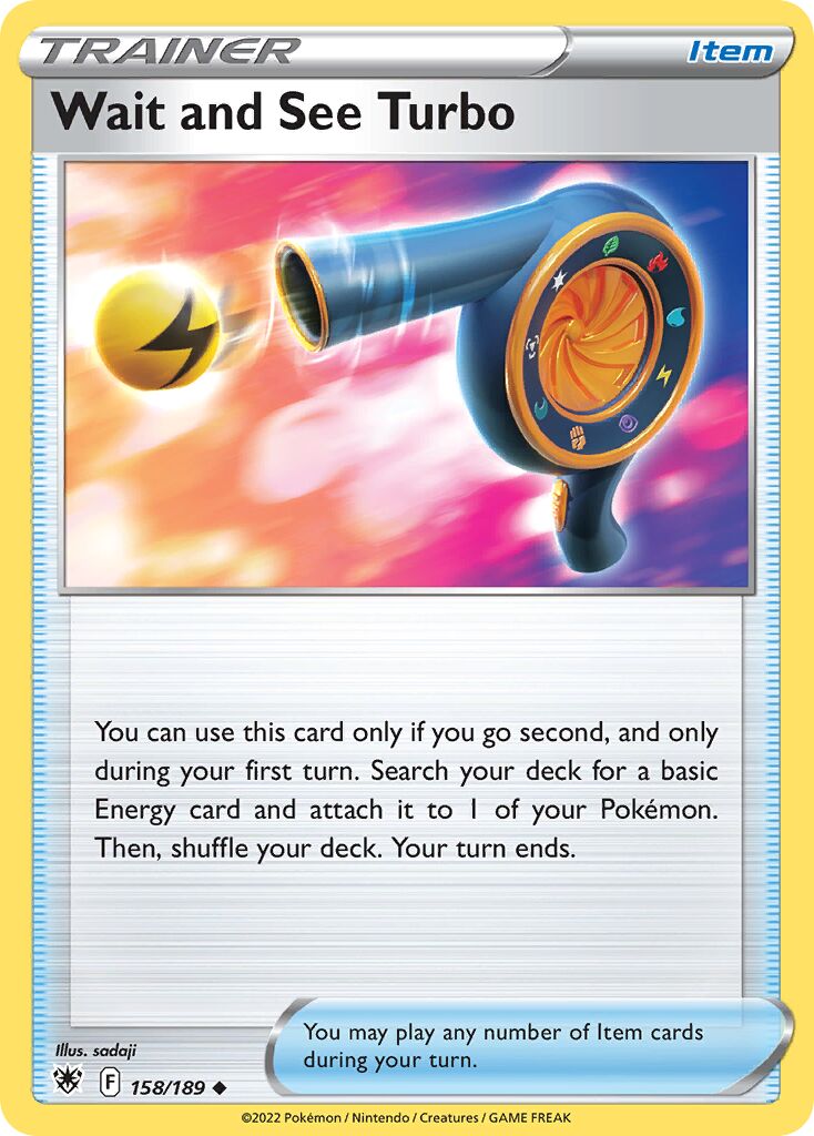 Wait and See Turbo 158/246 — Astral Radiance (English Pokémon TCG card)