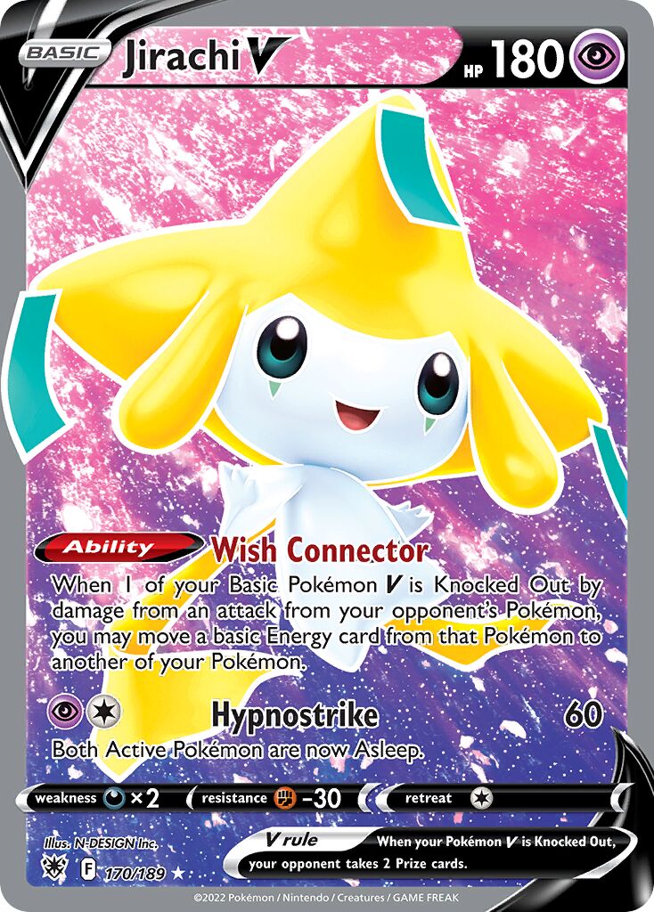Jirachi V 170/246 — Astral Radiance (English Pokémon TCG card)