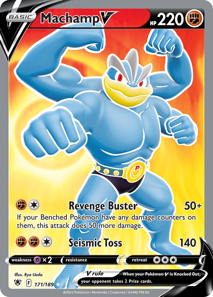 Machamp V 171/246 — Astral Radiance (English Pokémon TCG card)