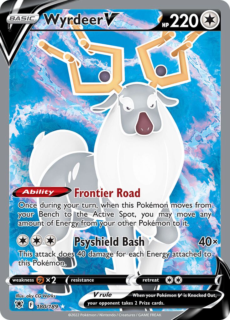 Wyrdeer V 180/246 — Astral Radiance (English Pokémon TCG card)