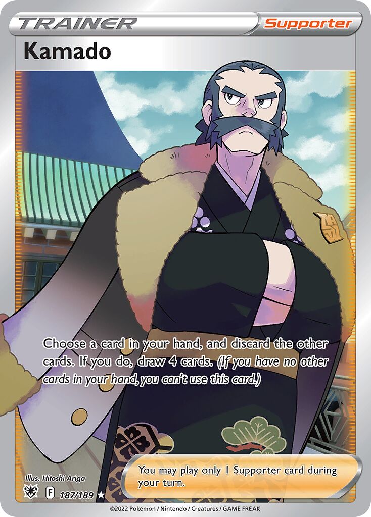 Kamado 187/246 — Astral Radiance (English Pokémon TCG card)
