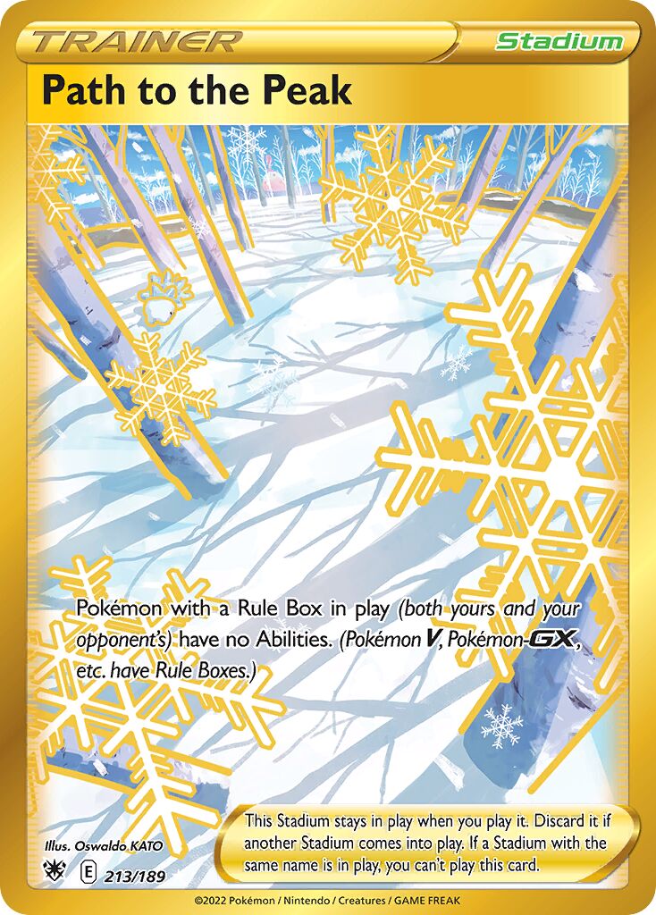 Path to the Peak 213/246 — Astral Radiance (English Pokémon TCG card)