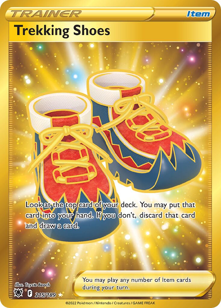 Trekking Shoes 215/246 — Astral Radiance (English Pokémon TCG card)