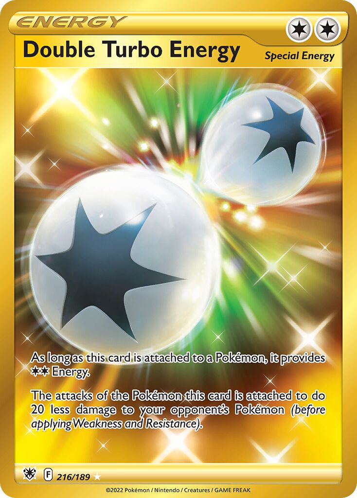 Double Turbo Energy 216/246 — Astral Radiance (English Pokémon TCG card)