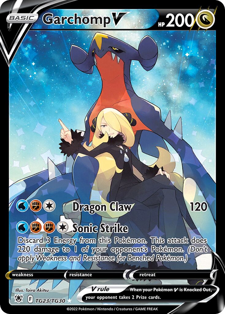 Garchomp V TG23 — Astral Radiance (English Pokémon TCG card)