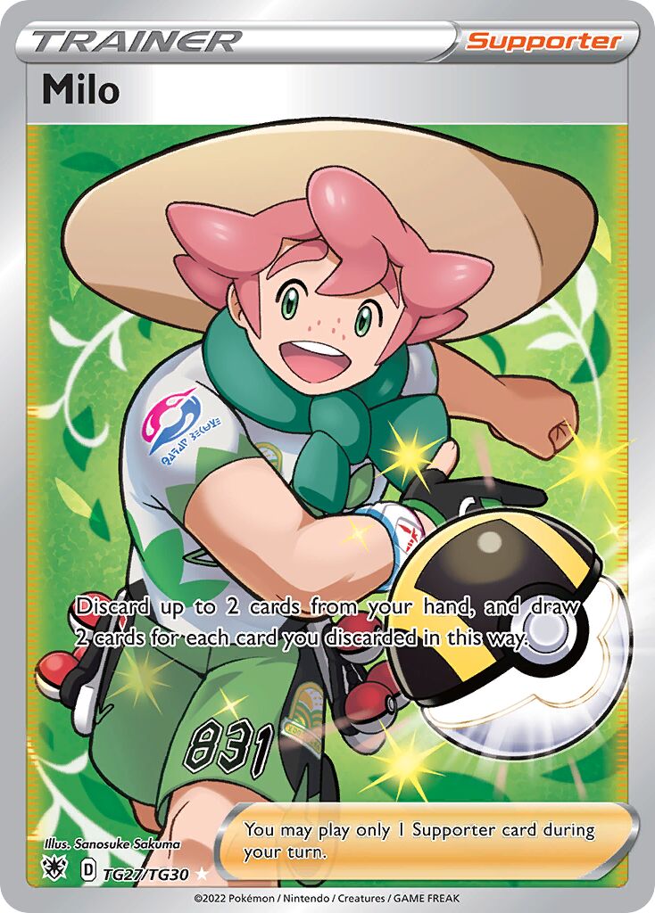 Milo TG27 — Astral Radiance (English Pokémon TCG card)