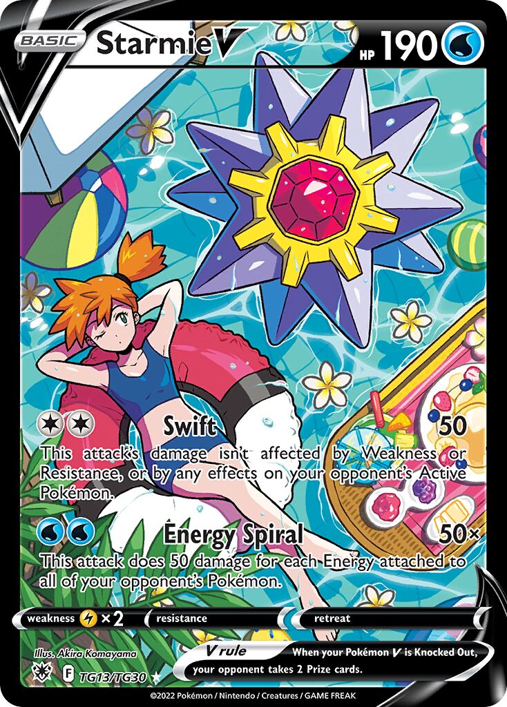 Starmie V 013/30 — Astral Radiance (Trainer Gallery) (English Pokémon TCG card)