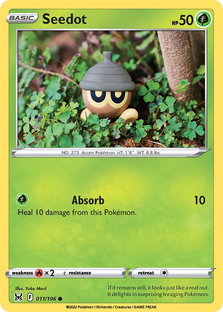 Seedot 011/247 — Lost Origin (English Pokémon TCG card)