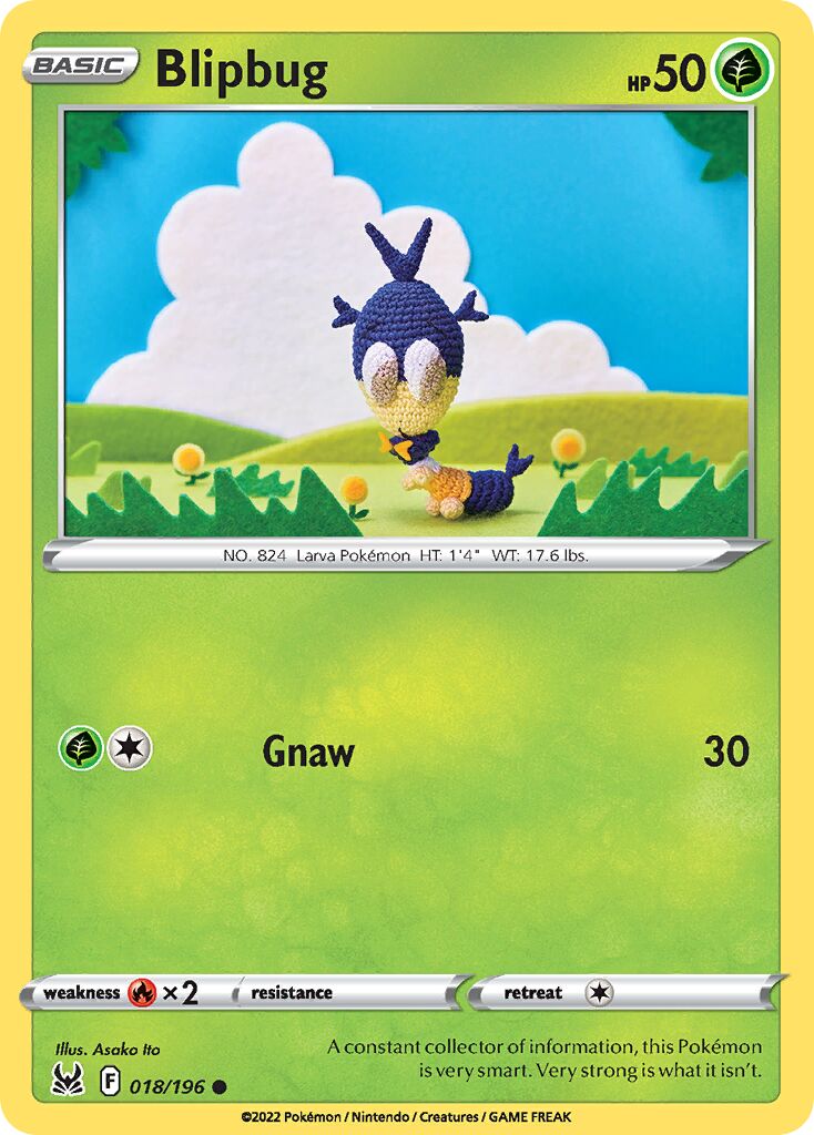 Blipbug 018/247 — Lost Origin (English Pokémon TCG card)