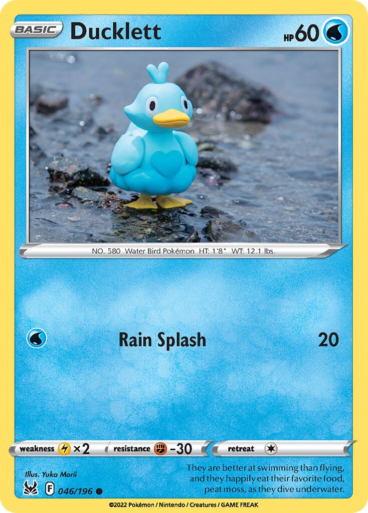 Ducklett 046/247 — Lost Origin (English Pokémon TCG card)