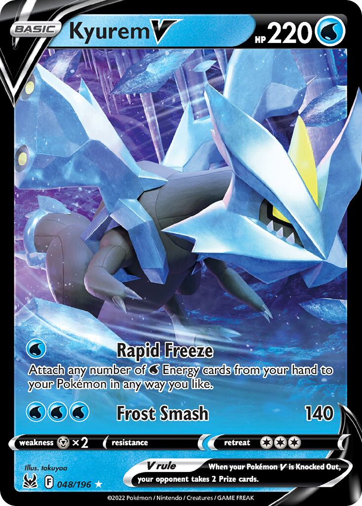 Kyurem V 048/247 — Lost Origin (English Pokémon TCG card)