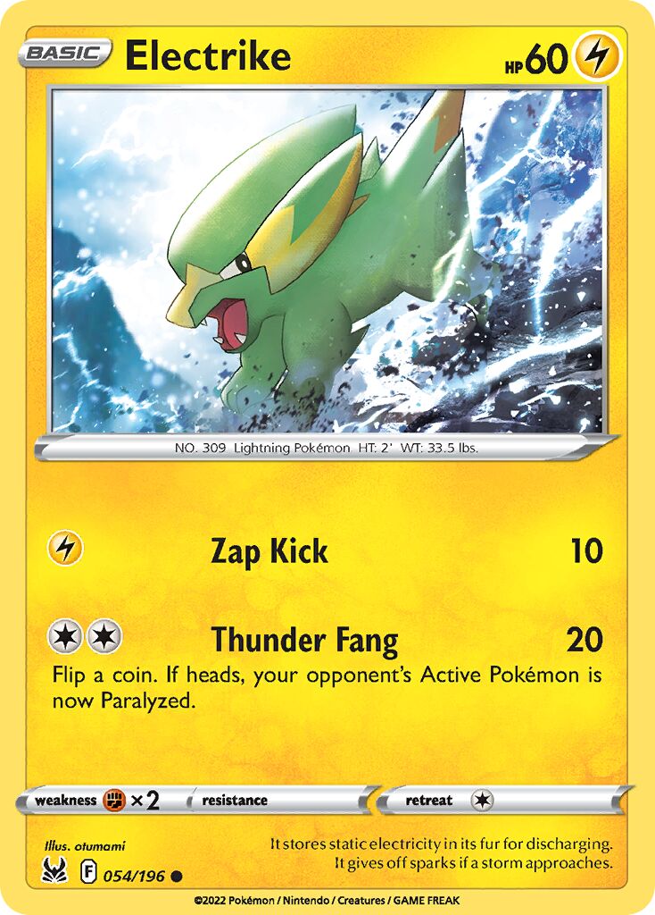 Electrike 054/247 — Lost Origin (English Pokémon TCG card)