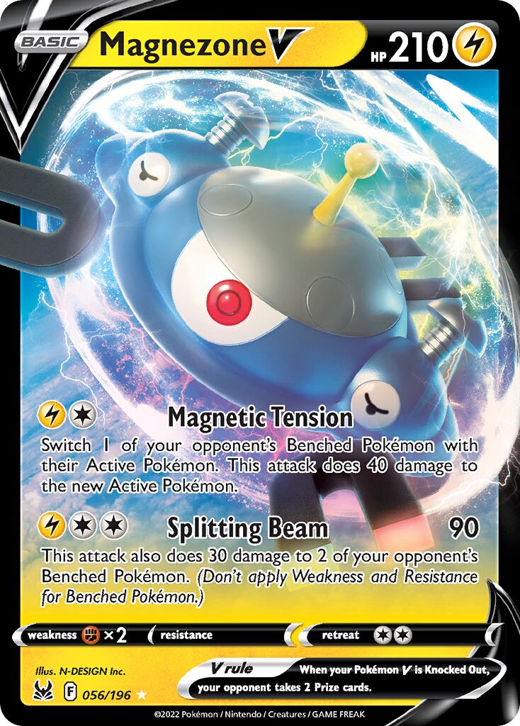 Magnezone V 056/247 — Lost Origin (English Pokémon TCG card)