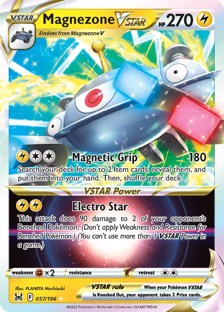 Magnezone VSTAR 057/247 — Lost Origin (English Pokémon TCG card)