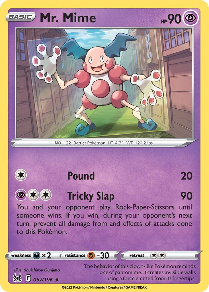 Mr. Mime 067/247 — Lost Origin (English Pokémon TCG card)