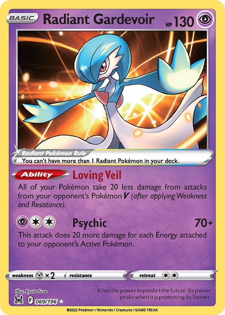 Radiant Gardevoir 069/247 — Lost Origin (English Pokémon TCG card)