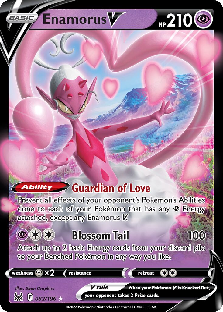 Enamorus V 082/247 — Lost Origin (English Pokémon TCG card)
