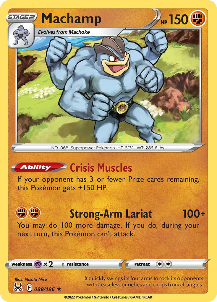 Machamp 088/247 — Lost Origin (English Pokémon TCG card)