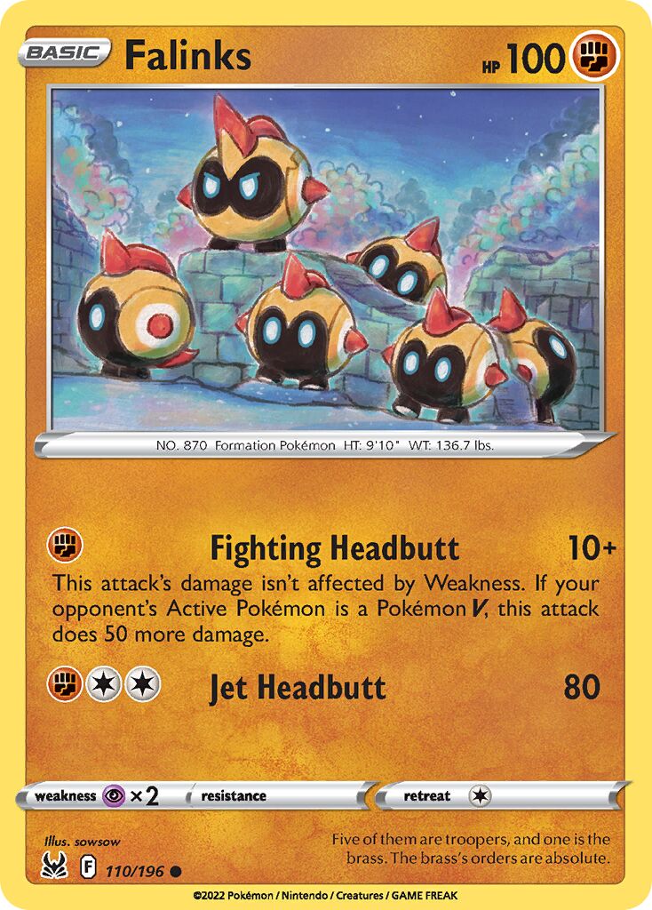 Falinks 110/247 — Lost Origin (English Pokémon TCG card)