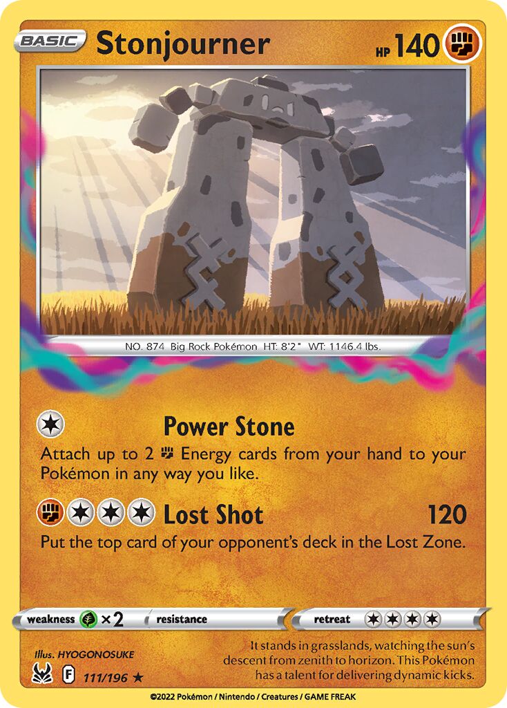 Stonjourner 111/247 — Lost Origin (English Pokémon TCG card)