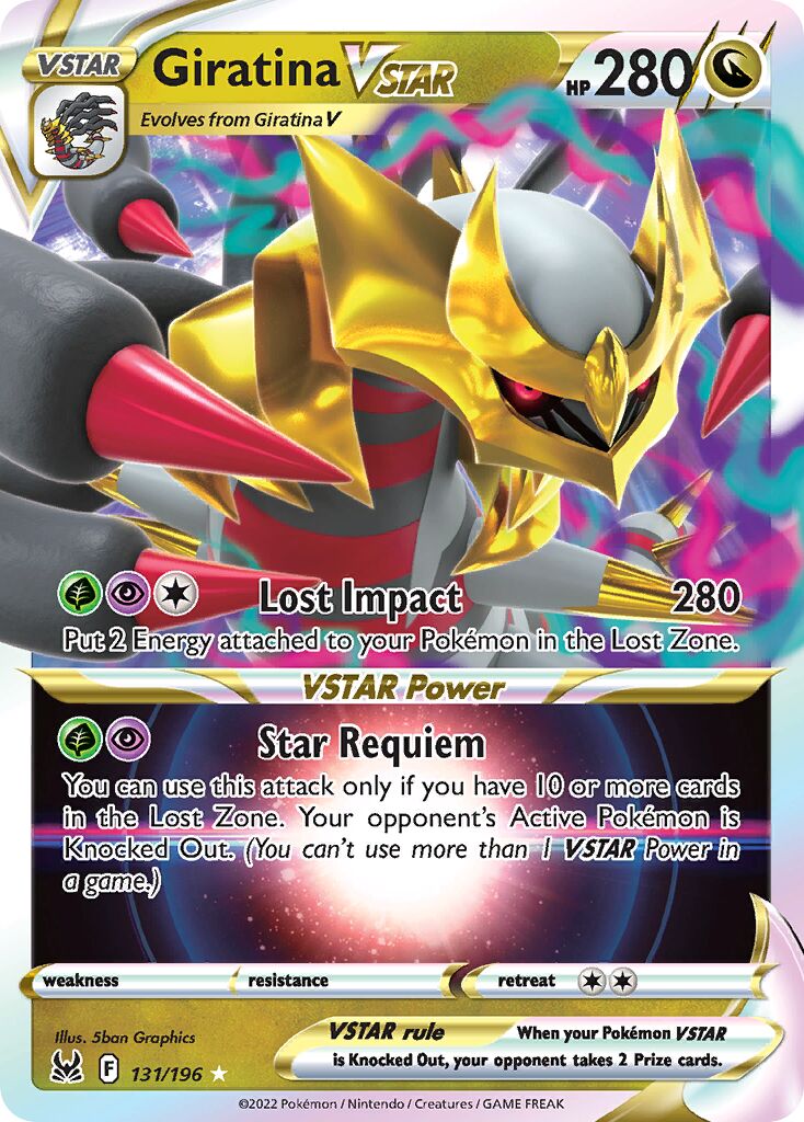 Giratina VSTAR 131/247 — Lost Origin (English Pokémon TCG card)