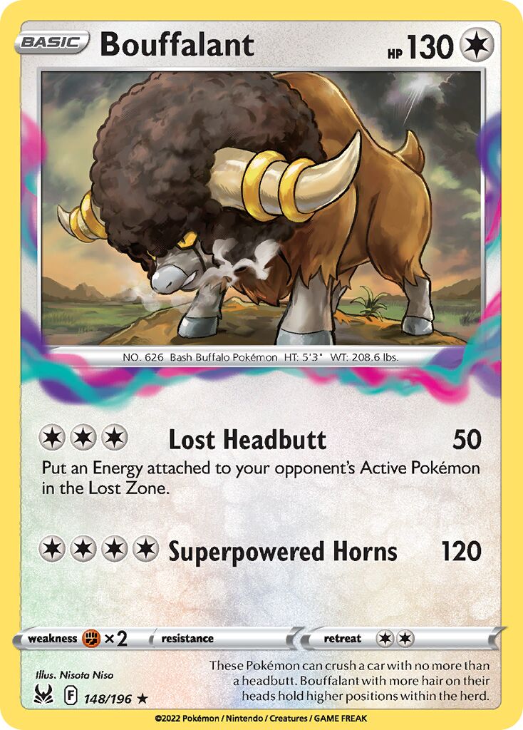 Bouffalant 148/247 — Lost Origin (English Pokémon TCG card)