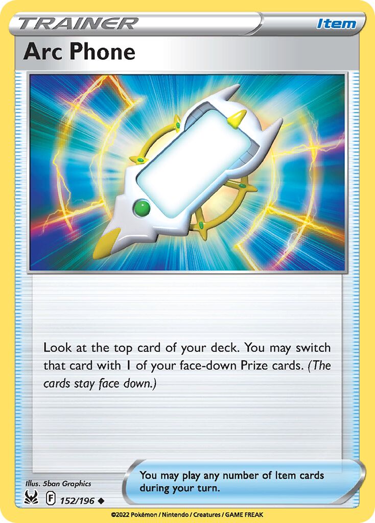 Arc Phone 152/247 — Lost Origin (English Pokémon TCG card)