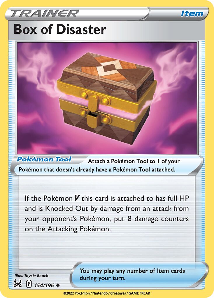 Box of Disaster 154/247 — Lost Origin (English Pokémon TCG card)