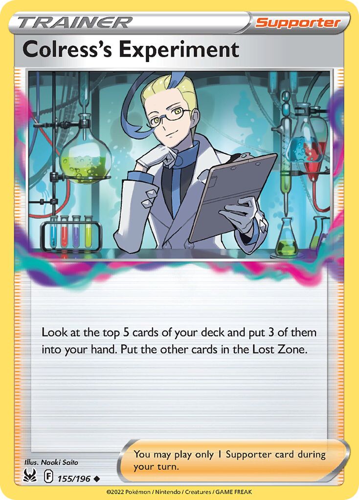 Colress's Experiment 155/247 — Lost Origin (English Pokémon TCG card)