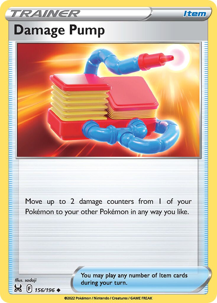 Damage Pump 156/247 — Lost Origin (English Pokémon TCG card)
