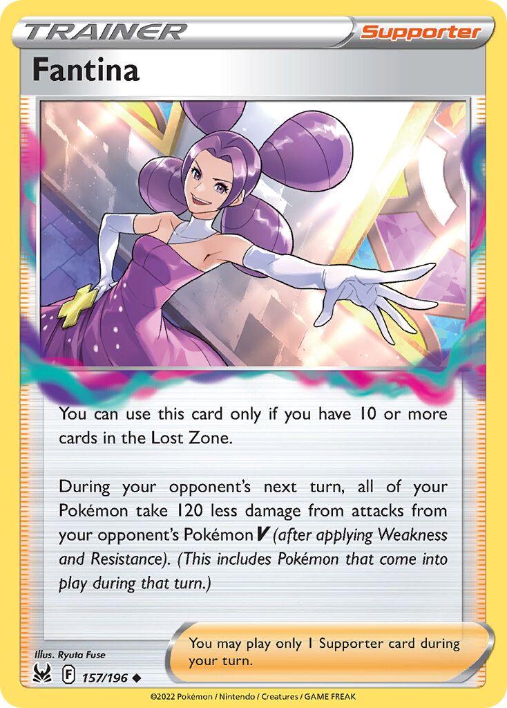 Fantina 157/247 — Lost Origin (English Pokémon TCG card)