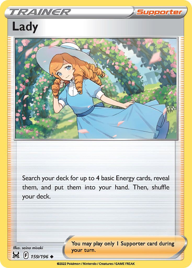 Lady 159/247 — Lost Origin (English Pokémon TCG card)