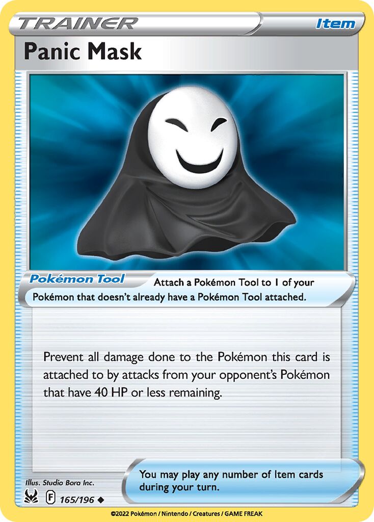 Panic Mask 165/247 — Lost Origin (English Pokémon TCG card)