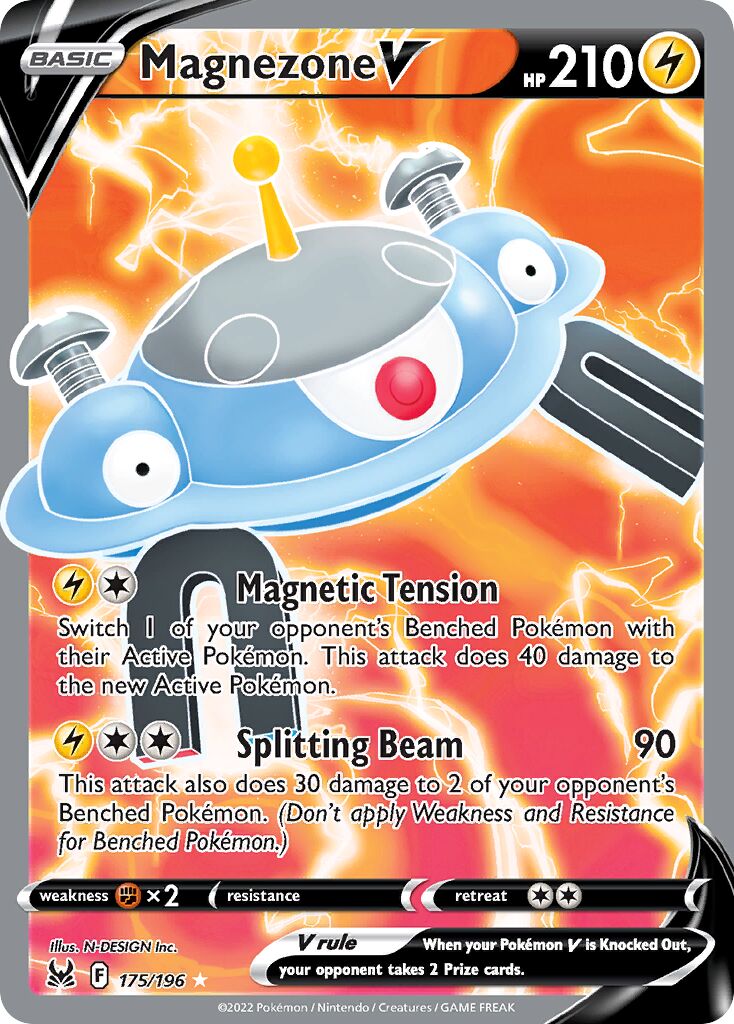 Magnezone V 175/247 — Lost Origin (English Pokémon TCG card)