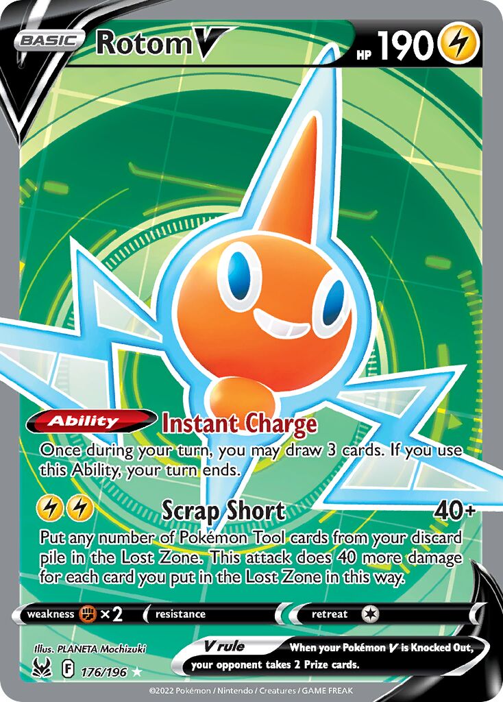 Rotom V 176/247 — Lost Origin (English Pokémon TCG card)