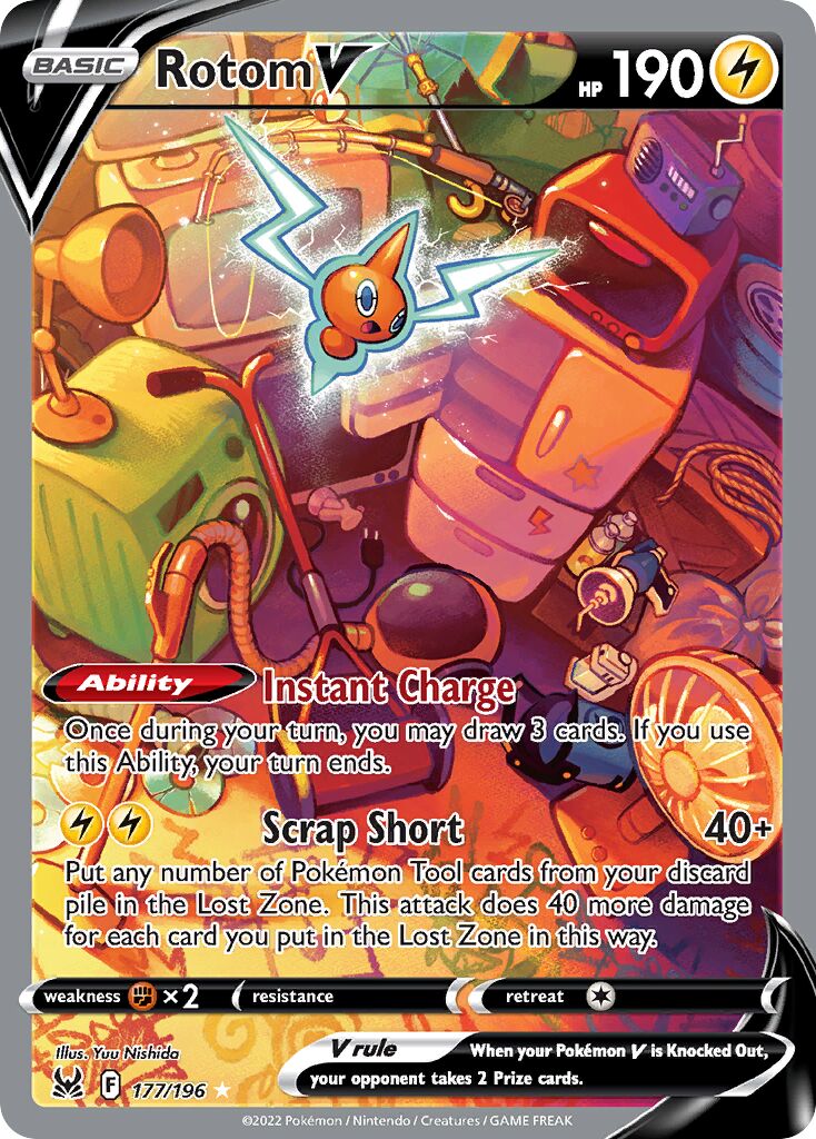 Rotom V 177/247 — Lost Origin (English Pokémon TCG card)