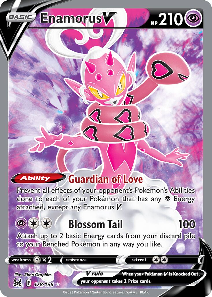 Enamorus V 178/247 — Lost Origin (English Pokémon TCG card)