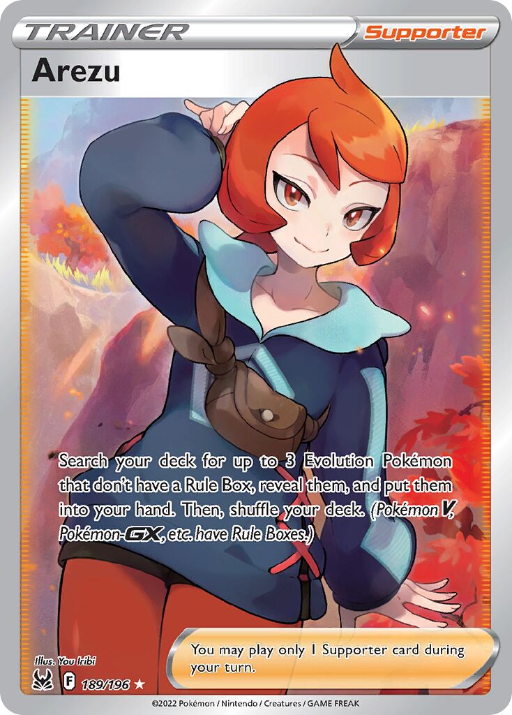 Arezu 189/247 — Lost Origin (English Pokémon TCG card)