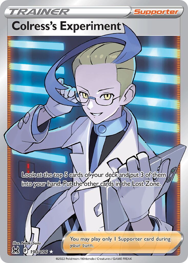 Colress's Experiment 190/247 — Lost Origin (English Pokémon TCG card)