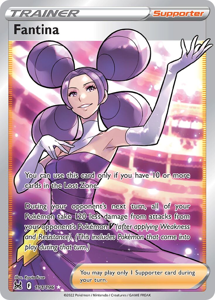 Fantina 191/247 — Lost Origin (English Pokémon TCG card)